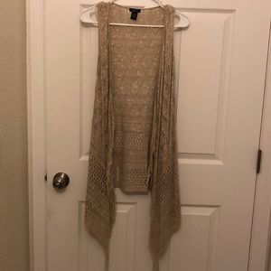 Sleeveless Cardigan